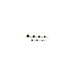 Kit de ojos de seguridad en caja flor con 35 Pares de 2 Pzs. No. 6/8/9/10/12/14/16 mm