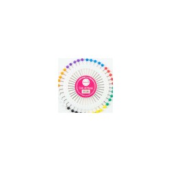 Alfiler Círculo Cabeza de Plástico 40 Pzs. (Producción Especial)
                        Multicolor
                        Mult