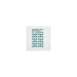 Broche de Presión Negro Prym 48 Tarjetas con 36 Juegos No. 2/0/7 mm 116-Negro
                        116-Negro
                