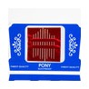Aguja para Coser a Mano Pony 72 Sobres con 30 Agujas y 1 Ensartador #21452