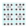 Broche de Presión Negro Prym 48 Tarjetas con 36 Juegos No. 3/0/6 mm 116-Negro
                        116-Negro
                