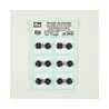 Broche de Presión Negro Prym 36 Tarjetas con 12 Juegos No. 13 mm 116-Negro
                        116-Negro
                   