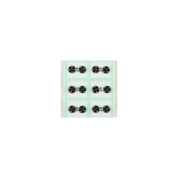 Broche de Presión Negro Prym 36 Tarjetas con 12 Juegos No. 13 mm 116-Negro
                        116-Negro
                   
