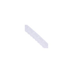 Encaje Liso 100 m Mod. Globito #30 mm
                        Blanco
                        Blanco