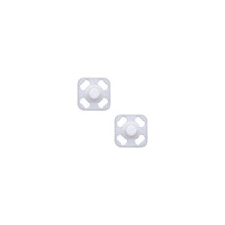 Broche de Presión Cuadrado de Plástico Prym 1000 Pzs. No. 9 mm 123-Blanco
                        123-Blanco
                   
