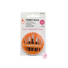 Roseta de 25 Agujas para Costura Pony Black con Ojo Blanco 5 Pzas.