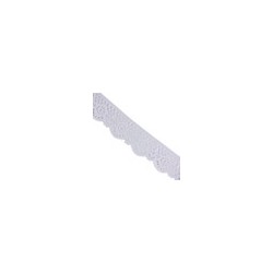 Encaje Liso 100 m Mod. Dalia #40 mm
                        Blanco
                        Blanco