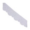 Encaje Liso 100 m Mod. Dalia #40 mm
                        Blanco
                        Blanco