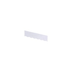 Encaje Liso 100 m Mod. Kiki #58 mm
                        Blanco
                        Blanco