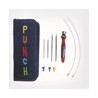 Estuche de aguja maravillosa de madera y acero con puntas intercambiables para bordar Punche Needle Knitpro #2/5 Mod. 21001 (4 p
