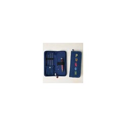 Estuche de aguja maravillosa de madera y acero con puntas intercambiables para bordar Punche Needle Knitpro #2/5 Mod. 21001 (4 p