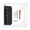 Estuche de aguja maravillosa con puntas intercambiables de madera y acero para bordar punch needle Knitpro #2/5 Mod. 21002 (4 pa