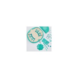 Estuche de agujas de encaje intercambiables de acero Mindful Knitpro #3-3.75/4-6 Mod. 36314 (8 pares)