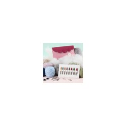 Estuche de agujas mini intercambiables Dreamz con 8 Pares Mod. 200631 No. 3.0-3.75