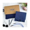 Estuche de agujas mini de madera intercambiables Gift Sets Knitpro #3/6 Indigo (7 pares)