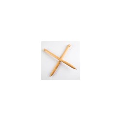 Aguja Recta de Madera Basix Birch de 30 cm No. 20 mm