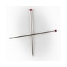 Aguja Recta de Nova Metal de 25 cm No. 6 mm