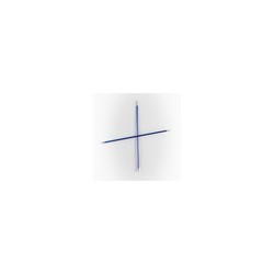 Aguja Recta de Aluminio Zing de 25 cm No. 4.5 mm
