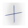 Aguja Recta de Aluminio Zing de 25 cm No. 4.5 mm