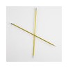 Aguja Recta de Aluminio Zing de 25 cm No. 3.5 mm