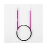 Aguja Circular de Aluminio Zing de 80 cm No. 5 mm