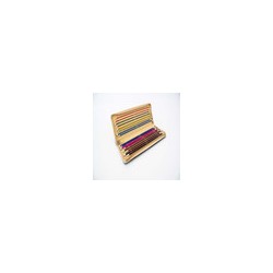 Estuche con Agujas Rectas de Aluminio Zing de 30 cm 8 Pares No. 2.5/6