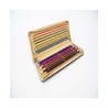 Estuche con Agujas Rectas de Aluminio Zing de 30 cm 8 Pares No. 2.5/6
