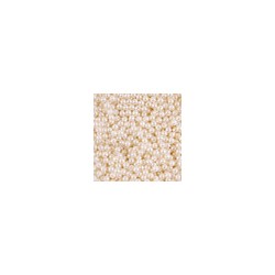 Perla Sintética Económica Blanca 10 g No. 3