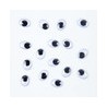 Ojos Movibles Ovalados Taiwán 100 Pzs. No. S11x15 mm