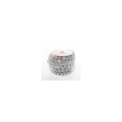 Rollo de Perlas con Figura de Flor 9.14 m
                        103-Verde Bandera
                        102-Plata
          