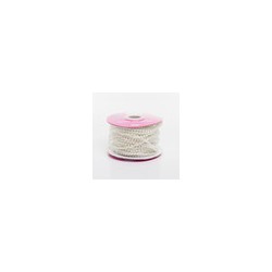 Rollo de Perlas con Brillo 9.14 m #3
                        11-123-N Blanco Perla Nacarado
                        11-123-P Bla
