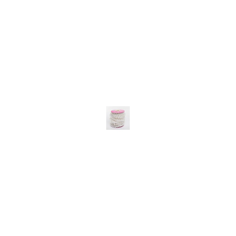 Rollo de Perlas con Brillo 9.14 m #8
                        11-123-P Blanco Perla
                        11-123I- Blanco Iris
