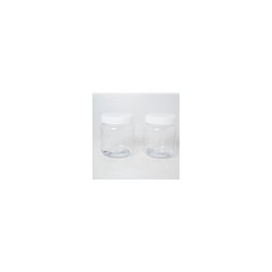 Frasco de Plástico con Tapa Rosca sin Perforar 24 Pzs. No. 250 ml 117-Transparente