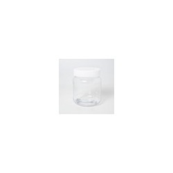 Frasco de Plástico con Tapa Rosca sin Perforar 24 Pzs. No. 250 ml 117-Transparente