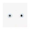 Ojos Movibles Ovalados con Pupila Negra China 5x7 mm 1,000 pzas.