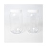 Frasco de Plástico con Tapa Rosca sin Perforar 15 Pzs. No. 500 ml 117-Transparente