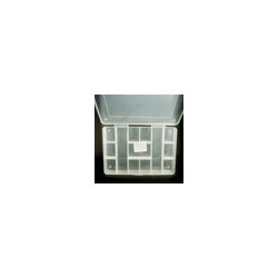Caja Plana Multiusos Grande 117-Transparente